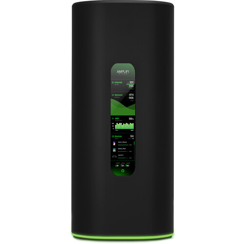 AmpliFi Alien Wi-Fi 6 Mesh Router with Touchscreen, 4x Gigabit Ethernet Ports, Dual-Band 8x8 Radio, HomeKit Compatible