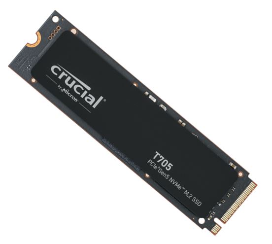 Crucial T705 1TB PCIe Gen5 NVMe M.2 SSD | 13600/10200 MB/s R/W | 600 TBW | DirectStorage | CT1000T705SSD3