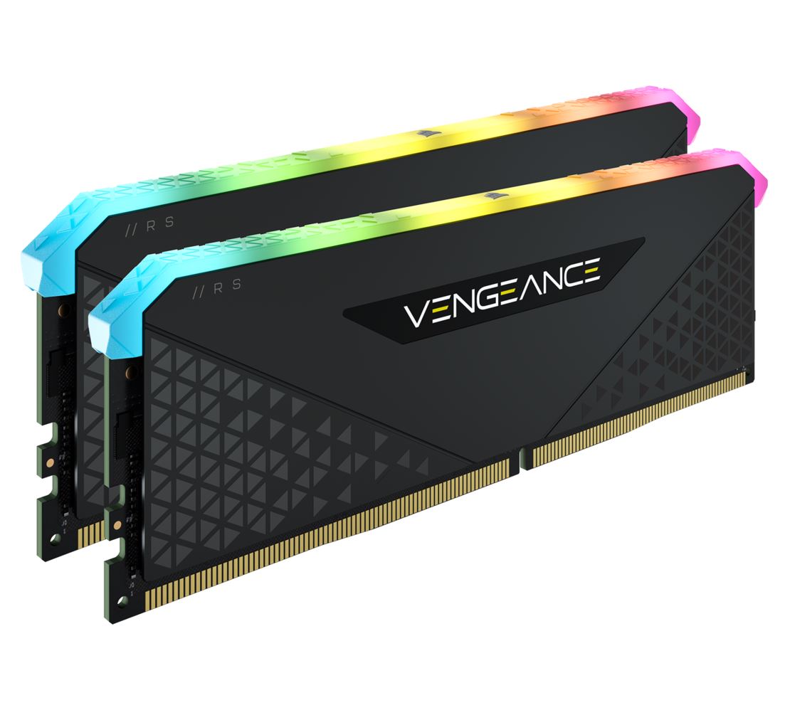 Corsair Vengeance RGB RS 16GB (2x8GB) DDR4 3600MHz C18 RGB Gaming Memory with Aluminum Heatspreader