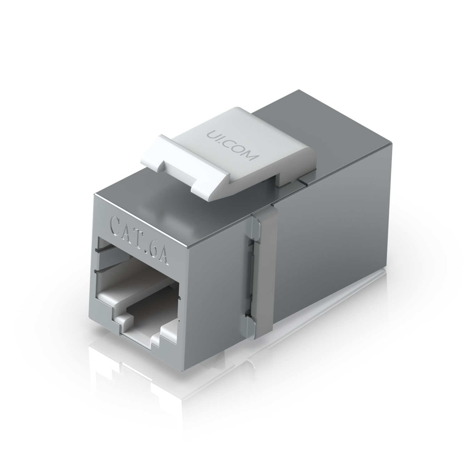 Ubiquiti Pass-through Cat6A Keystone Coupler 12-Pack – Snap-in Installation for Pre-terminated Ethernet Cables, Category 6A Network Connector