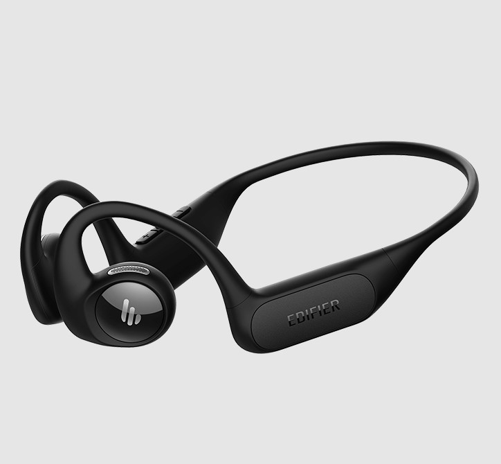 Edifier Comfo Run Open-Ear Wireless Sports Headphones Black Bluetooth 5.3 IP55 Water-Resistant, 17-Hour Playtime & Fast Charging