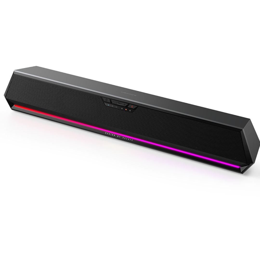 Edifier G1500 BAR Black 7.1 Virtual Surround Sound Gaming Speaker with RGB Lighting & Detachable Microphone