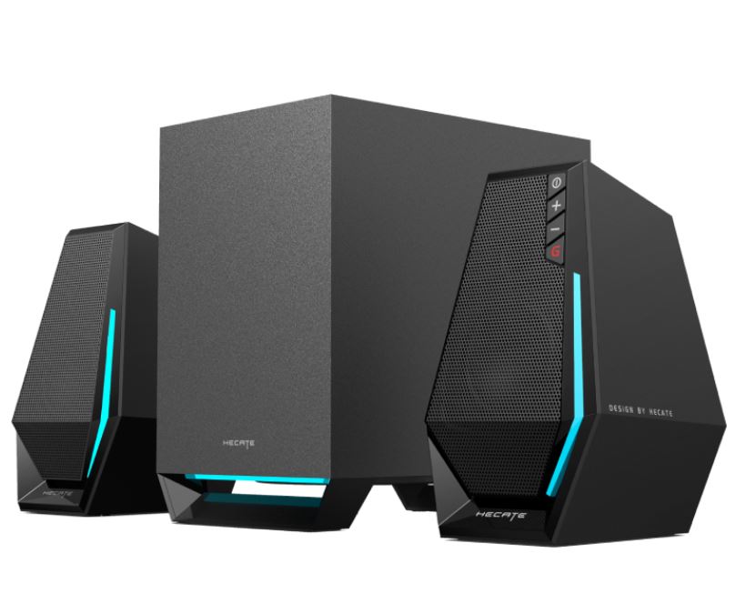 Edifier G1500 MAX 2.1 Wireless Gaming Speakers with 4 inch Subwoofer, RGB Lighting, Bluetooth 5.3, USB & AUX Inputs