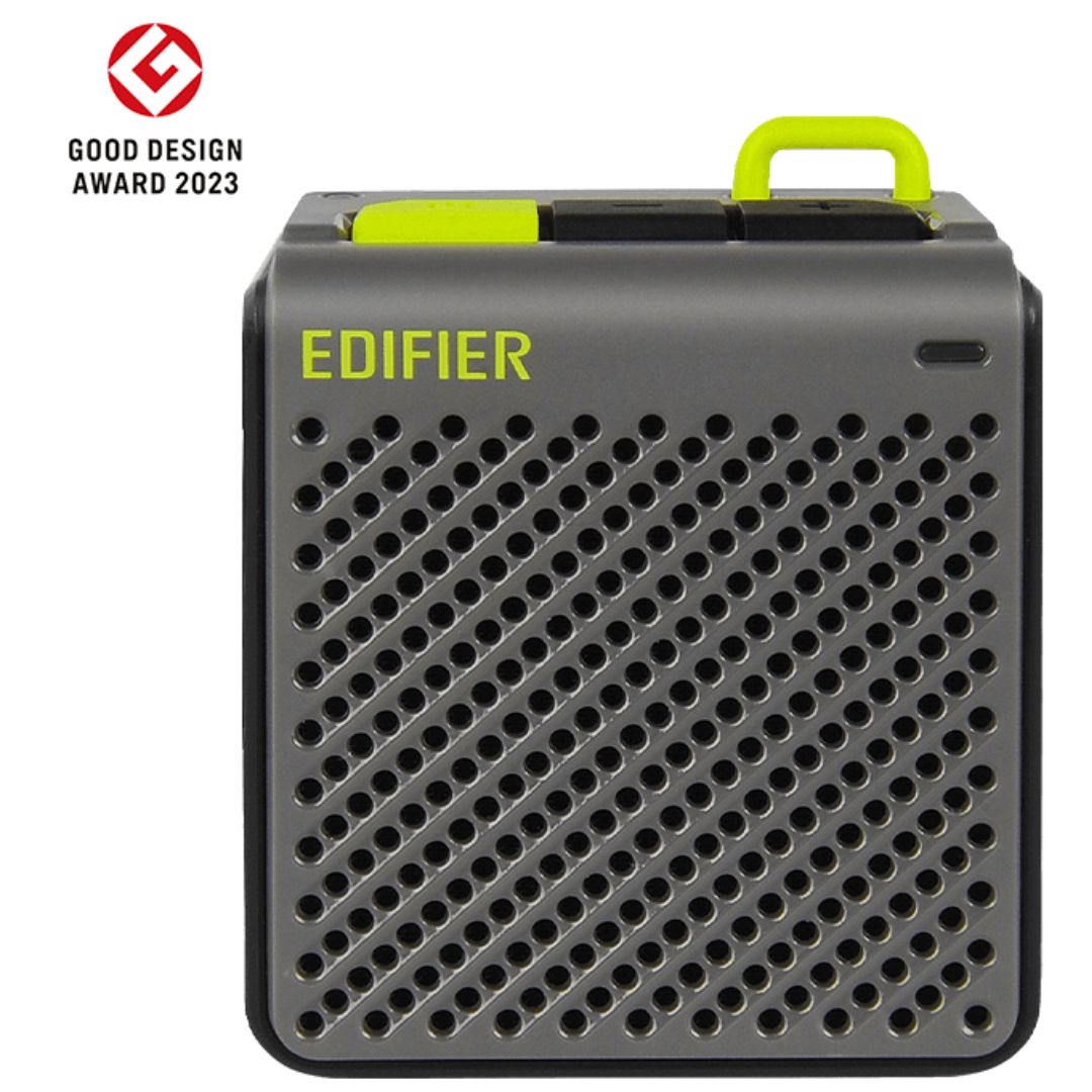 Edifier MP85 GREY Portable Bluetooth Speaker with 40mm Driver, Bluetooth 5.3, 8-Hour Battery, and Edifier Connect App Support