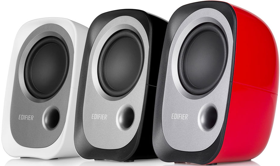 Edifier R12U USB Powered Compact 2.0 Multimedia Speakers with 3.5mm AUX & Headphone Jack - White