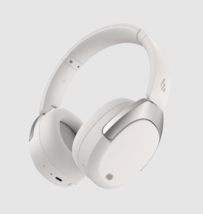 Edifier W830NB SAND WHITE Wireless Over-Ear Headphones with Hybrid ANC, Hi-Res Audio & 94-Hour Battery Life