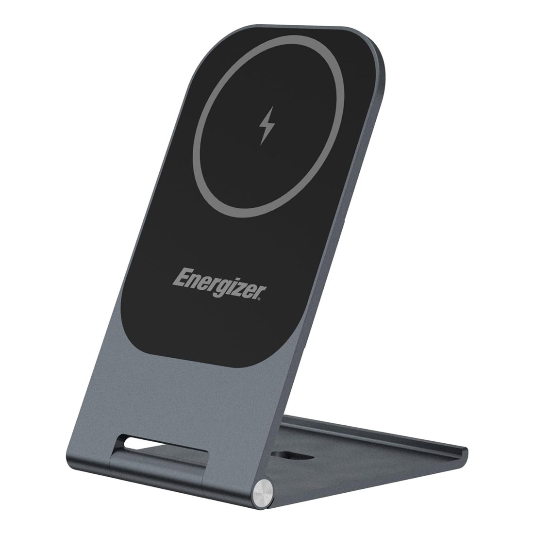 Energizer Foldable Wireless Charging Pad WCP102 - MagSafe Compatible, Ultra Thin, Portable, Fast 15W Wireless Charger with Adjustable Angle