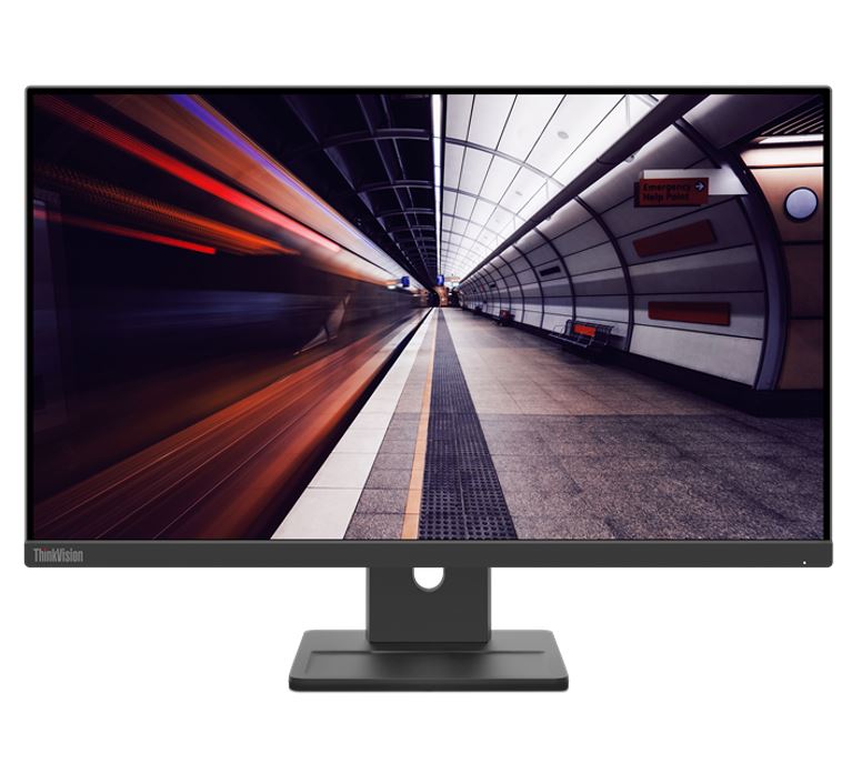 Lenovo ThinkVision E24-30 24" 100Hz FHD IPS Monitor with Adjustable Stand, HDMI, DP, VGA & Speakers