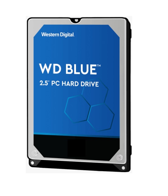 Western Digital WD Blue 500GB 2.5" SATA 6Gb/s HDD 5400RPM 128MB Cache CMR Technology – Reliable Mobile Storage with 2-Year Warranty