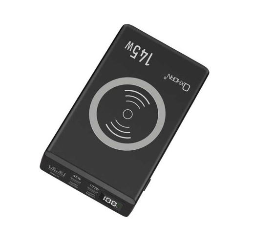 Oxhorn NB-PB145W 20,000mAh USB-C PD Laptop Power Bank 145W — Dual USB-C, USB-A & Wireless Qi Charging