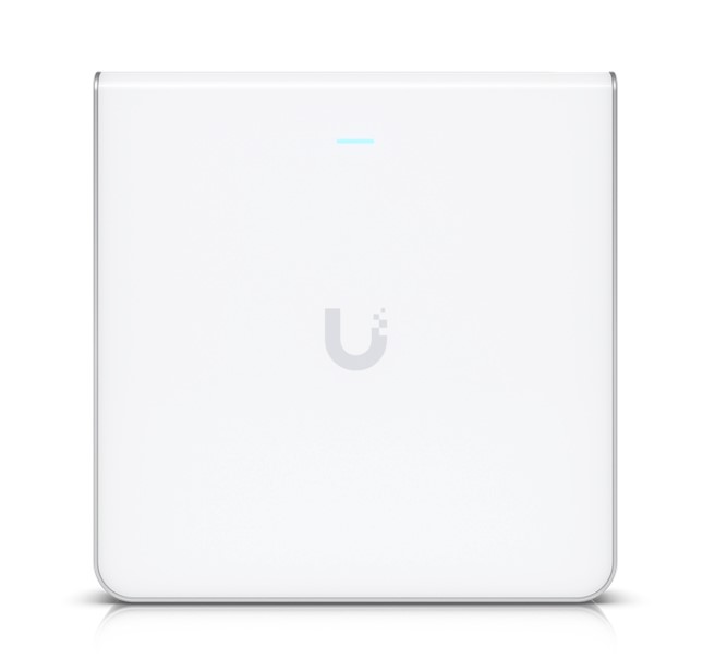 Ubiquiti UniFi U6 Enterprise In-Wall WiFi 6E Access Point with Integrated 4-Port Switch & 2.5GbE Uplink for High-Density Office Networks