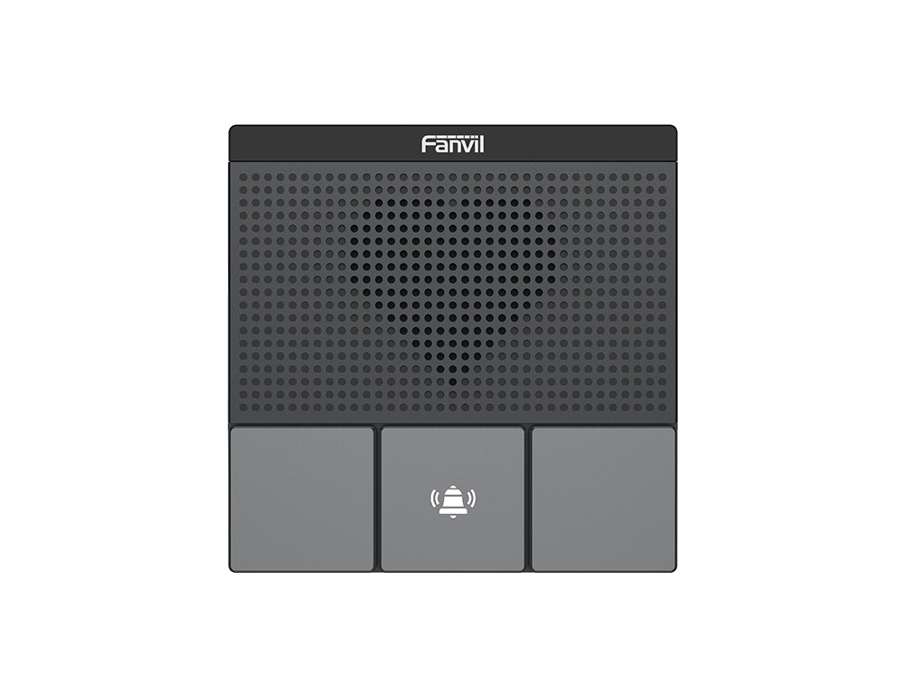 Fanvil A10 Series SIP Mini Intercom with 3 Customizable Buttons, 2 SIP Accounts, Dual-Band Wi-Fi, IP54 Waterproof, HD Audio, PoE & Auto Answer