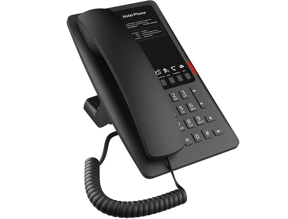 Fanvil H4W Wi-Fi Hotel IP Phone with HD Voice, PoE, 5 Programmable Soft Keys, Dual-Band Wi-Fi 6