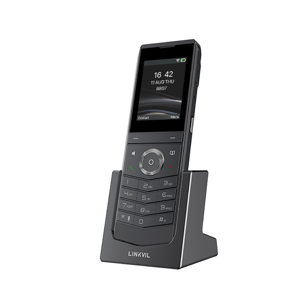 Fanvil Linkvil W611W Portable Wi-Fi Phone with 2.4" Color Screen, IP67 Waterproof, Dual-band Wi-Fi 6, Bluetooth 5.0, PTT Button, Up to 9 Hours Talk Time