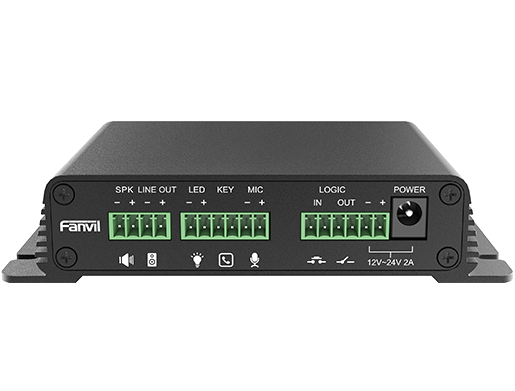 Fanvil PA2s SIP Video Intercom & Paging Gateway with Emergency Call Interface, HD Audio/Video, PoE, NVR Recording Support
