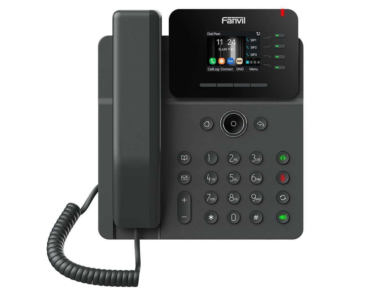 Fanvil V61W Prime Business IP Phone with 2.4-inch Color Screen, HD Audio, 6-Way Conference, Wi-Fi 6, Bluetooth 5.4 & PoE Support