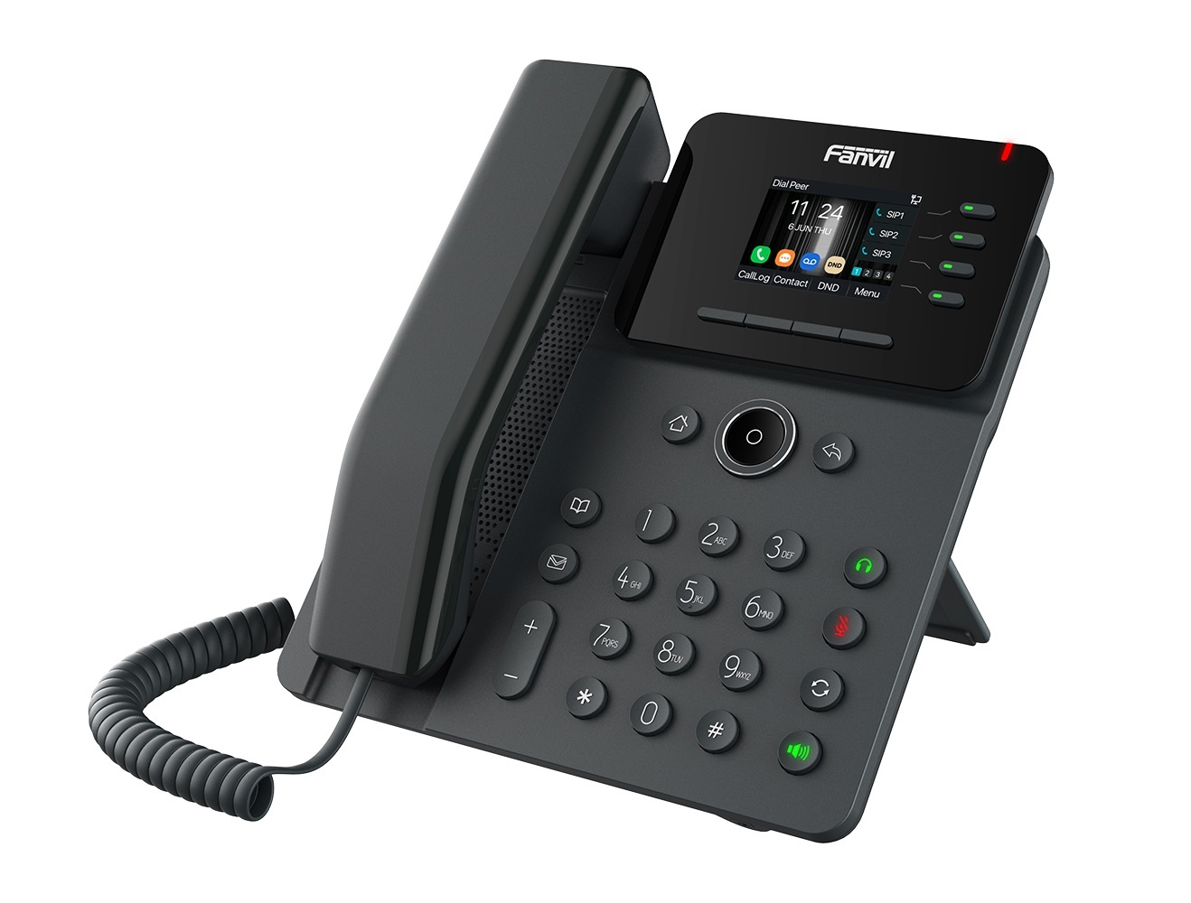 Fanvil V61W Prime Business IP Phone with 2.4-inch Color Screen, HD Audio, Wi-Fi 6, Bluetooth 5.4, PoE & 6-Way Conference Support