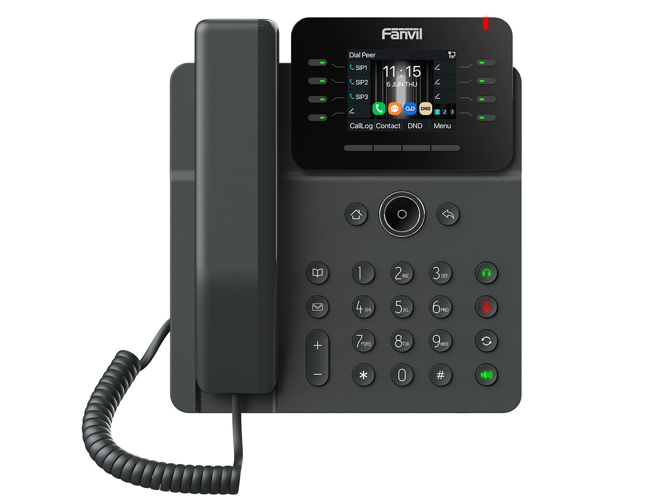 Fanvil V62W Prime Business IP Phone - 2.8-inch Color Screen, 12 SIP Lines, 6-Way HD Audio Conference, Wi-Fi 6, Bluetooth 5.4