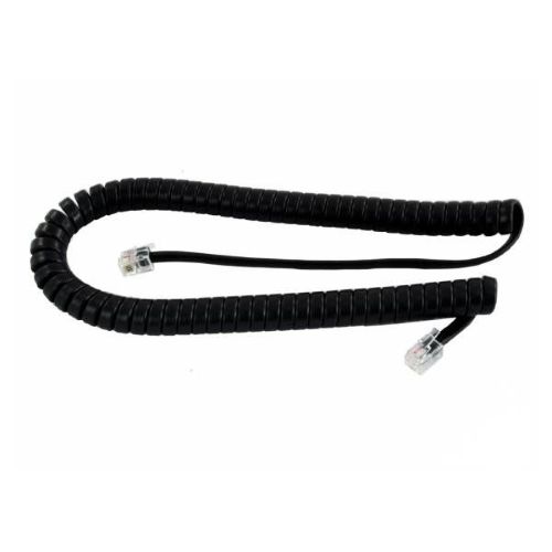Fanvil V66PRO-HP 2 Meter RJ9 Coiled Handset Cord – Durable, Antibacterial, Flexible Replacement Cable