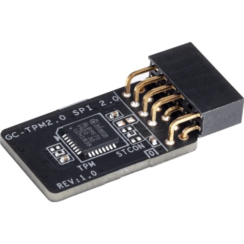 GIGABYTE GC-TPM2.0 SPI 2.0 Trusted Platform Module with Infineon SLB9670 Controller for Intel 400-Series & AMD 550-Series Motherboards
