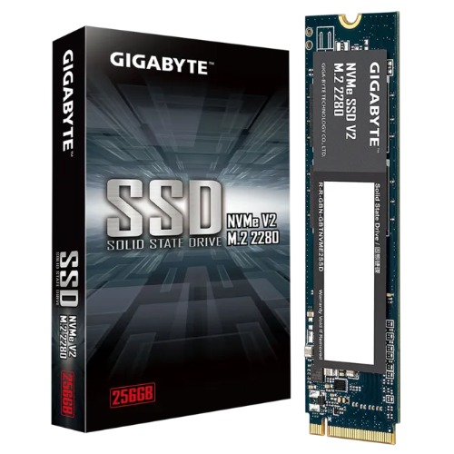 GIGABYTE Gen3 256GB NVMe PCIe 3.0 x4 M.2 2280 SSD 3200MB/s Read 1200MB/s Write