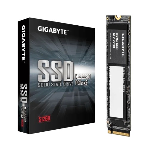 GIGABYTE Gen3 512GB M.2 2280 NVMe SSD PCIe 3.0 x4 1900MB/s Read 1200MB/s Write