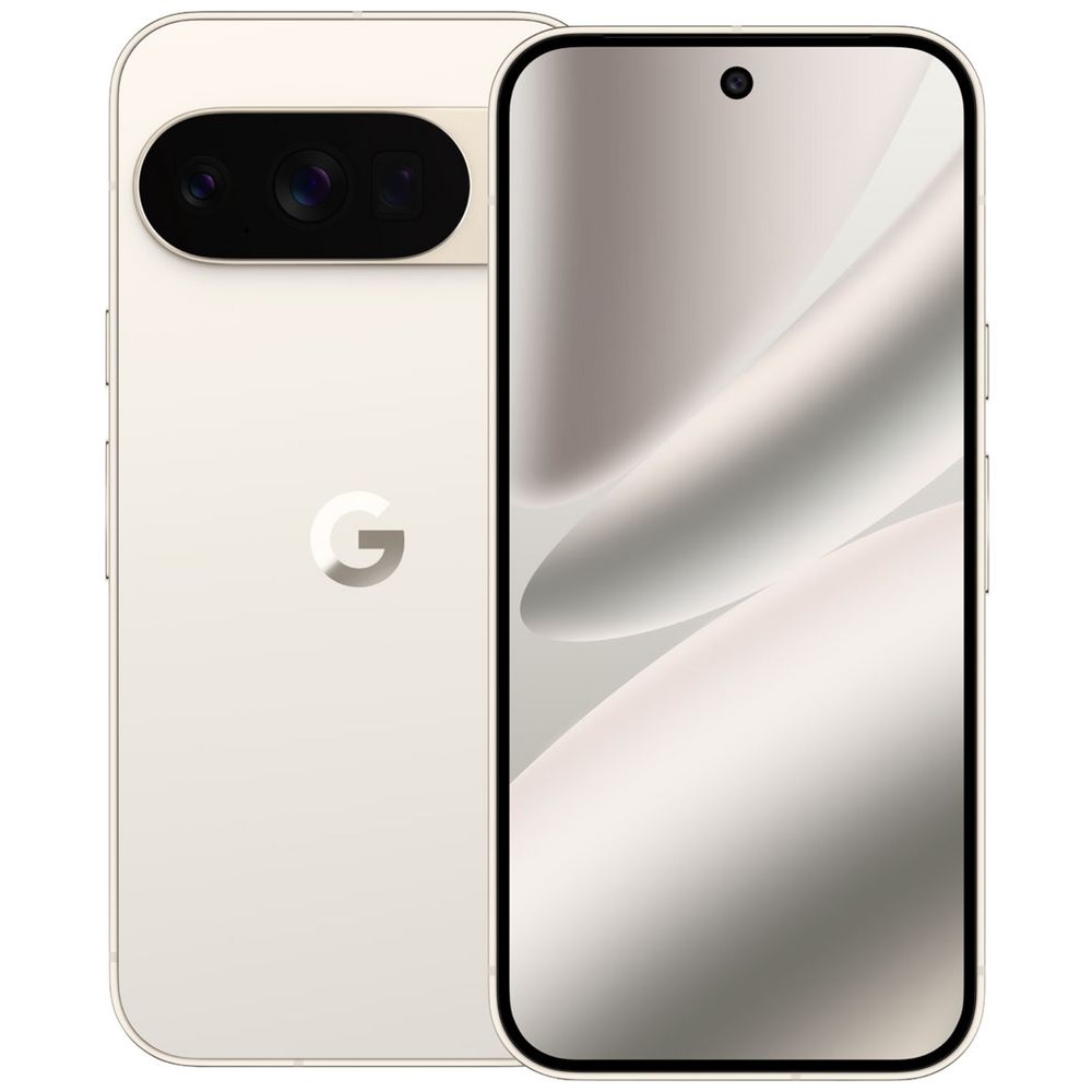 Google Pixel 10 Pro 5G 256GB Porcelain - 6.3" Super Actua LTPO OLED, 120Hz, 16GB RAM, Pro Triple 50MP/48MP Camera, 4870mAh, IP68, 2 Years Warranty