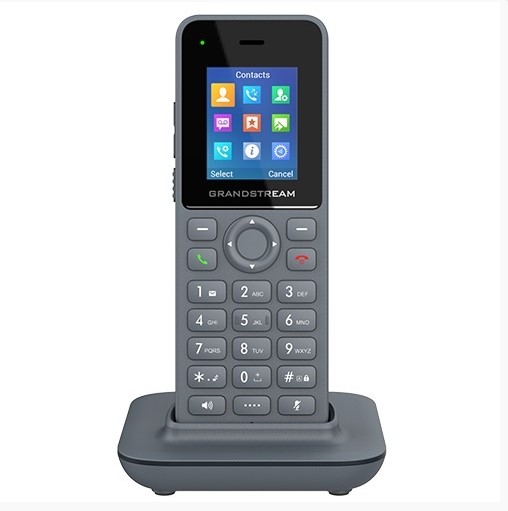 Grandstream DP725 DECT Cordless HD Handset – HD Audio, 20 SIP Accounts, 50h Talk Time, 400m Range, DECT Encryption