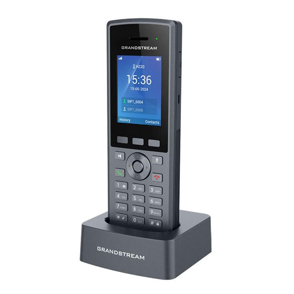 Grandstream DP735 Ruggedized High-Tier DECT Cordless HD Handset with IP67 Waterproof, 65h Talk Time & Multi-Line Support