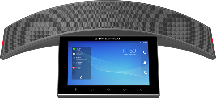Grandstream GAC2570 Android Enterprise Conference Phone with 7" IPS Touchscreen, 12 Omnidirectional Microphones, Wi-Fi 6 & Bluetooth 5.0, HD Acoustic Chamber Speaker