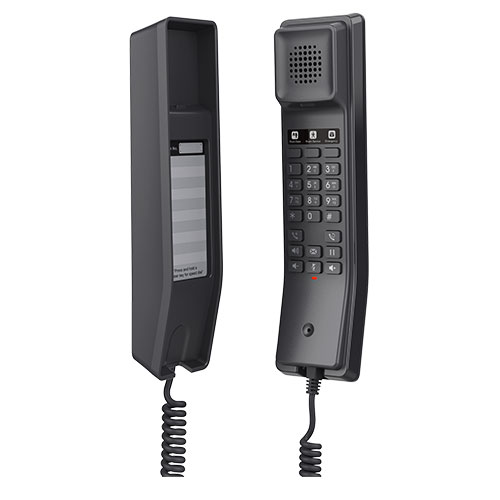 Grandstream GHP611 2 Line IP Hotel Phone with HD Audio, 2 SIP Accounts, PoE Powered, Programmable Keys, HAC, 1 Year Warranty