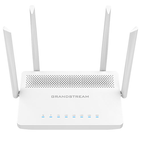 Grandstream GWN7052F Dual-Band 2x2 MU-MIMO 802.11ac Wave-2 WiFi Router with 4 LAN & 1 WAN SFP, 1.27Gbps Throughput, 256MB RAM