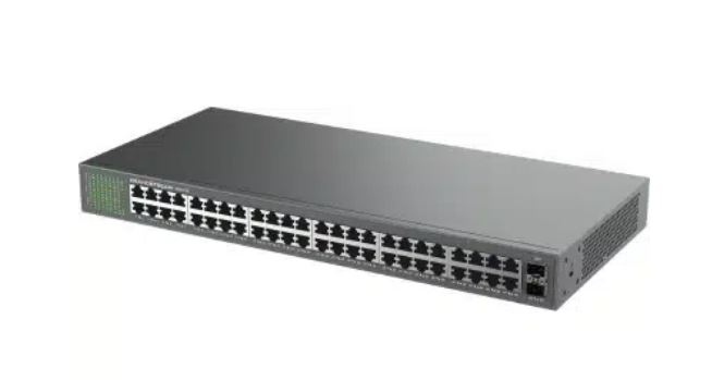 Grandstream IPG-GWN7706 48-Port Gigabit Ethernet Unmanaged Network Switch with 2 SFP Fiber Ports for SMBs