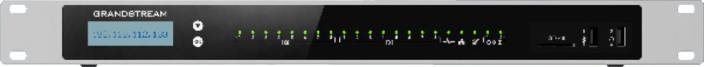 Grandstream UCM6308A IP PBX with 8 FXO & 8 FXS Ports, Supports 1500 Users & 200 Concurrent Calls, Built-in IM & Audio Conferencing