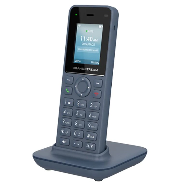 Grandstream WP816 Cordless Wi-Fi 6 IP Phone with Dual-Band, Bluetooth, HD Voice, 2 SIP Accounts, 6-Hour Talk Time & USB-C Fast Charging