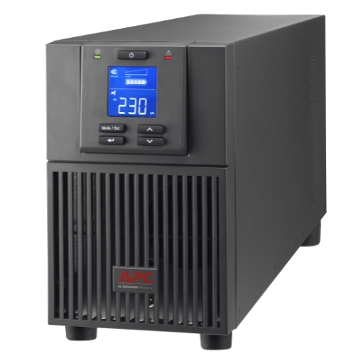 APC Easy UPS On-Line 2000VA/1600W True Online Tower UPS with 4 IEC C13 Outlets & LCD Display, 230V Input, Lead Acid Battery