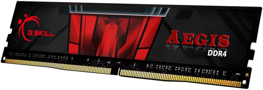 G.SKILL Aegis 16GB DDR4 3200MHz CL16-18-18-38 Single DIMM Gaming Memory Module 1.35V PC4-25600