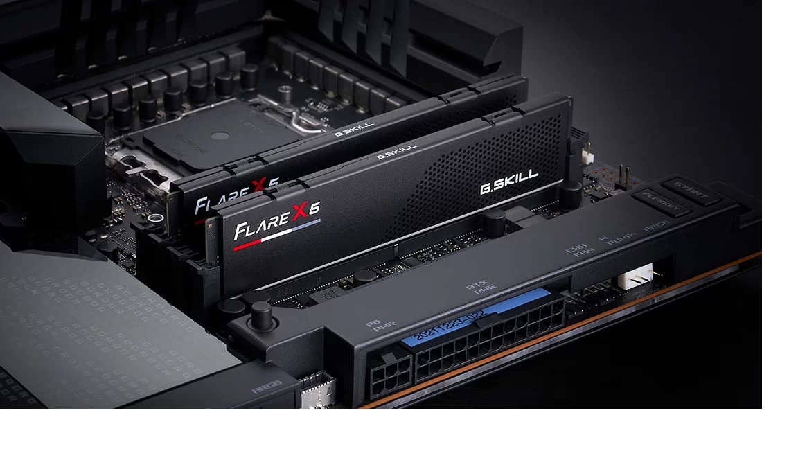 G.SKILL Flare X5 32GB (2x16GB) DDR5-6000 CL36 Memory Kit with AMD EXPO & Intel XMP 3.0 Support, Low Profile 33mm Heatspreader