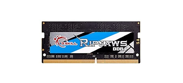 G.SKILL Ripjaws 8GB DDR4-3200 SO-DIMM Memory Module - PC4-25600, 1x8GB, CL22, 1.2V for Laptop & Mini PC Upgrades