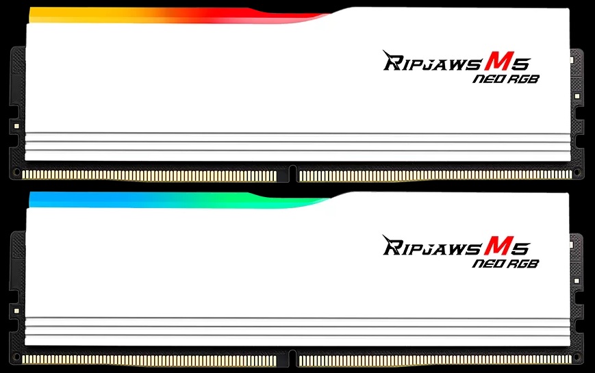 G.SKILL Ripjaws M5 Neo RGB 32GB (2x16GB) DDR5-6000 CL36 Memory Kit with AMD EXPO & Intel XMP 3.0 Support