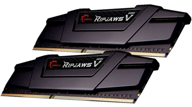 G.SKILL Ripjaws V 16GB (2x8GB) DDR4 3200MHz CL16-18-18-38 Desktop RAM Kit PC4-25600 1.35V Dual Channel
