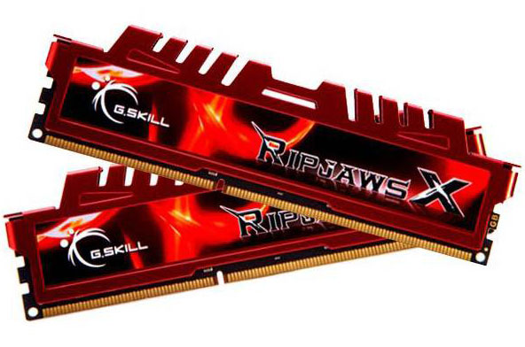 G.SKILL RipjawsX 16GB (2x8GB) DDR3-1600 PC3-12800 CL10 10-10-10-30 1.50V — Desktop Gaming RAM