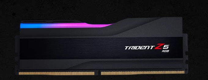 G.SKILL Trident Z5 RGB 16GB DDR5-6000 MHz CL36 Gaming RAM Module with Intel XMP 3.0 & AMD EXPO Support, 1.35V