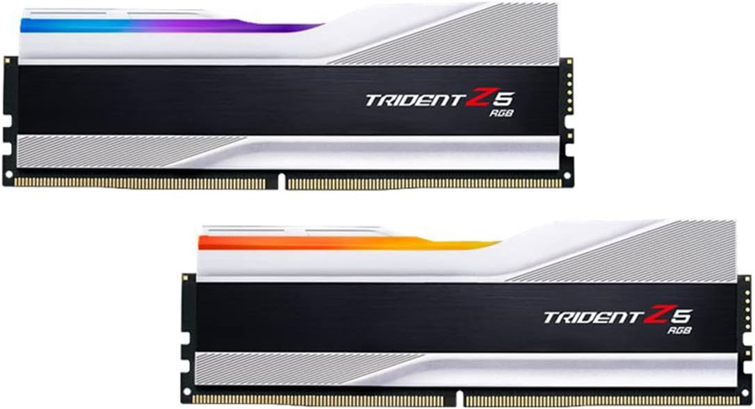 G.SKILL Trident Z5 RGB 32GB (2x16GB) DDR5 6000MT/s CL30 1.35V Dual Channel Desktop RAM with RGB Lighting