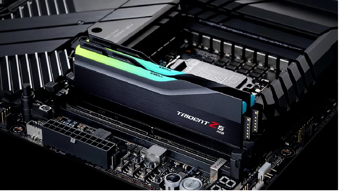 G.SKILL Trident Z5 RGB 64GB (2x32GB) DDR5 6000 MT/s CL30 Desktop Memory Kit - High Performance RGB RAM 1.4V