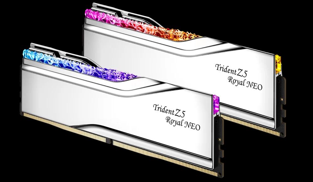 G.SKILL Trident Z5 Royal Neo 32GB (2x16GB) DDR5 6000MT/s CL28 RGB AMD EXPO High Performance RAM