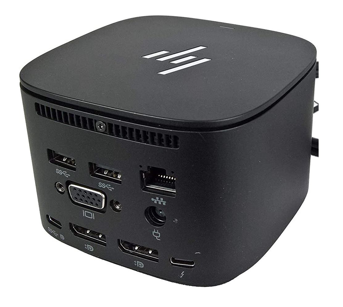 HP Dock G4 Thunderbolt 4 Docking Station 120W Power Delivery 4x 4K Displays Dual NIC 2.5GbE RJ45 USB-C/USB-A HDMI DP for HP Notebooks