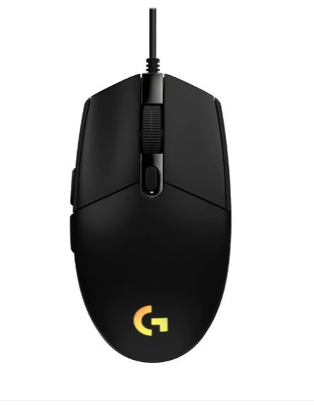 Logitech G203 LIGHTSYNC RGB Wired Gaming Mouse with 6 Programmable Buttons and 200–8,000 DPI Optical Sensor