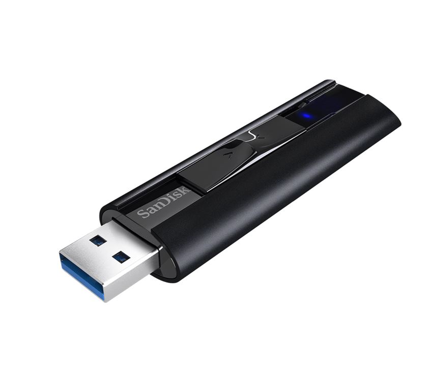 SanDisk 128GB Extreme PRO USB 3.2 Gen 1 USB-A Flash Drive - 420MB/s Read, 380MB/s Write, Durable Aluminum, Lifetime Warranty