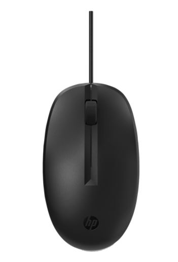 HP 125 Wired Desktop Mouse 3 Buttons, 1200 DPI, 180cm USB Cable – Compatible with Windows 7/8/10/11